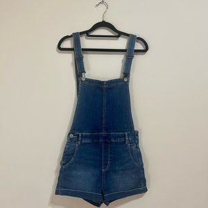 H&M demin overall romper